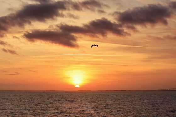 Sunset over the Golden Isles